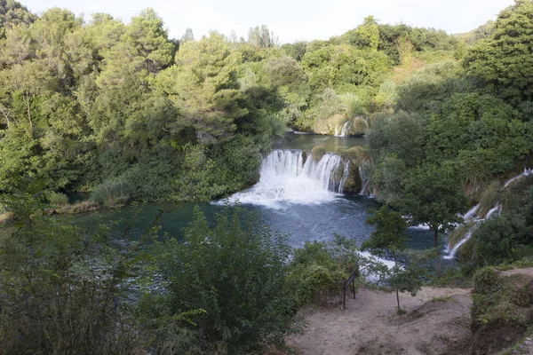 Sibenik Croatie Août 2017 Parc National Krka Croatie Immergé Dans — Photo