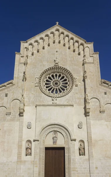Matera Italien August 2017 Architektonisches Merkmal Der Kathedrale Von Matera — Stockfoto