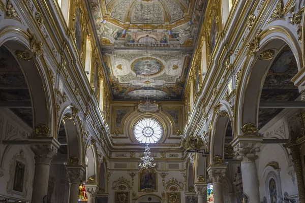 Ματέρα Ιταλία Αύγουστος 2017 Αρχιτεκτονικό Χαρακτηριστικό Γνώρισμα Από Εσωτερικό Του — Φωτογραφία Αρχείου