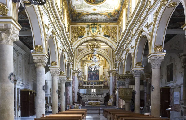 Matera Talya Ağustos 2017 Orta Nefin Matera Duomo Katedrali — Stok fotoğraf