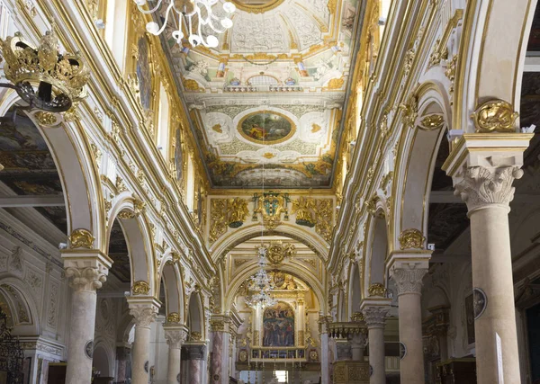 Ματέρα Ιταλία Αύγουστος 2017 Αρχιτεκτονικό Χαρακτηριστικό Γνώρισμα Από Εσωτερικό Του — Φωτογραφία Αρχείου
