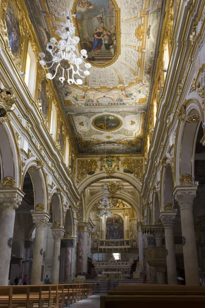 Matera Italia Agosto 2017 Interiores Catedral Matera — Foto de Stock