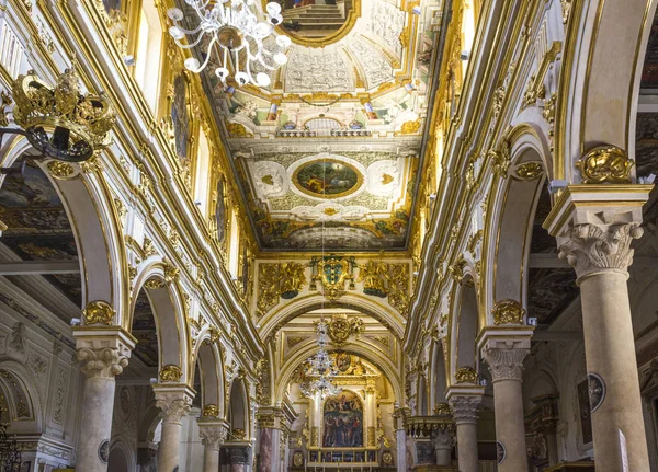 Matera Italia Agosto 2017 Característica Arquitectónica Los Interiores Catedral Matera — Foto de Stock