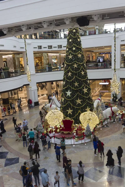 Dubai Uae Dezember 2017 Einkaufszentrum Der Emirate Der Weihnachtszeit — Stockfoto