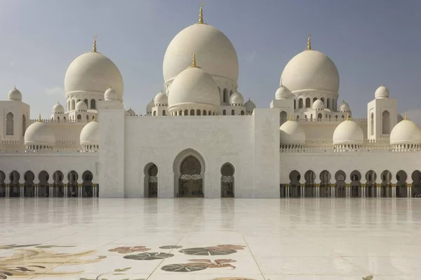 Abu Dhabi Émirats Arabes Unis Décembre 2017 Grande Mosquée Abu — Photo