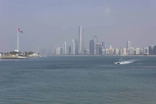 Abu Dhabi Eau Decembrie 2017 Golful Abu Dhabi Peisajul Orașului — Fotografie, imagine de stoc