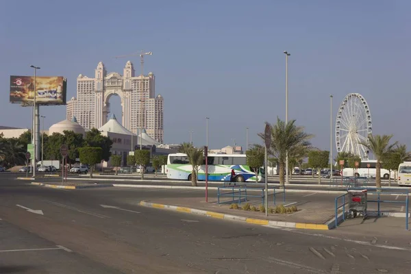 Abu Dhabi Uae December 2017 Street Abu Dhabi Marina District — Stock fotografie