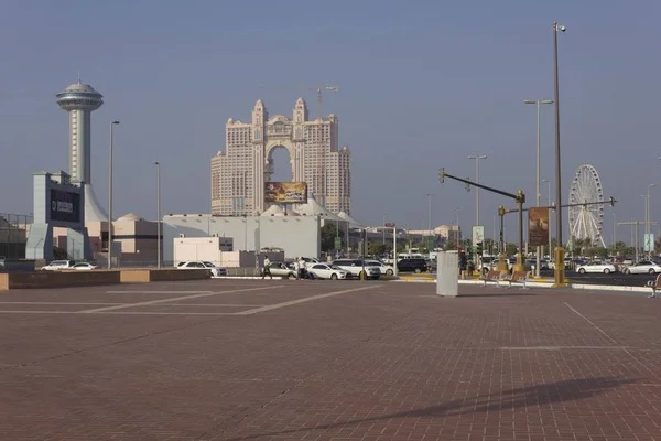 Абу Даби Оаэ Декабря 2017 Площадь Абу Даби Выходит Пристань — стоковое фото