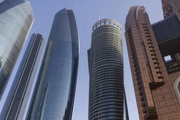 Abu Dhabi Eau Diciembre 2017 Rascacielos Etihad Torres Abu Dhabi — Foto de Stock