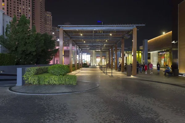 Dubai Uae December 2017 Night View Dubai Marina District — Stockfoto