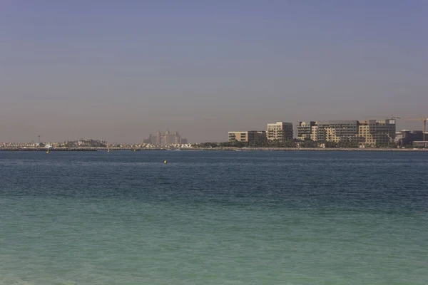 Dubai Uae December 2017 Dubai Marina Atlantis Hotel Background — Stockfoto