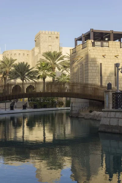 Dubai Emirados Árabes Unidos Dezembro 2017 Madinat Souq Tradicional Dubai — Fotografia de Stock