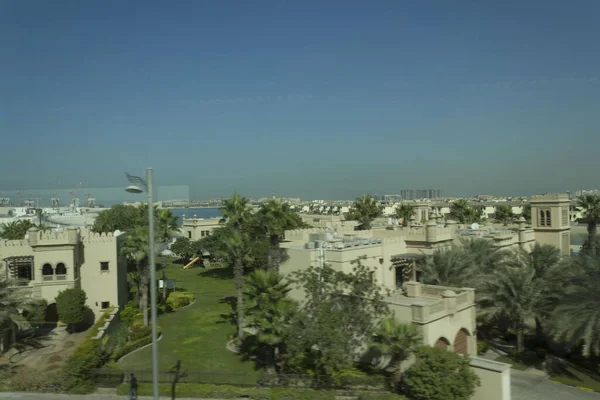 Dubai Uae December 2017 View Top Residential District Dubai Palm — Stockfoto
