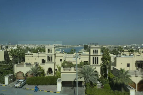 DUBAI, UAE - DECEMBER 30 2017: The Palm Dubai residential district