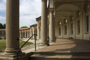 MILAN, ITALY - 15 Haziran 2017: Milano 'daki Rotondadella Besana antik binası