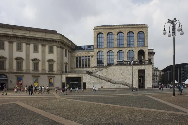 Milan Italy June 2017 Museo Del 900And Palazzo Realebuildings Milan Stock Photo