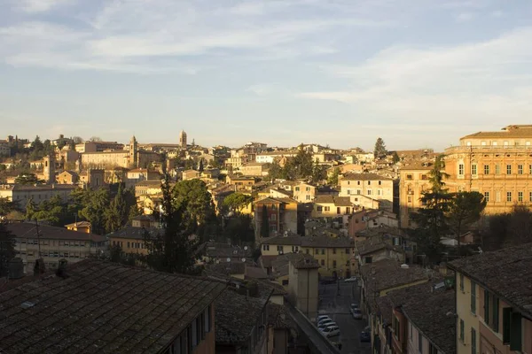 Perugien Italien December 2016 Utsikt Från Toppen Staden Perugia — Stockfoto