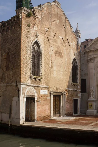 Venice Italy May 2016 Church Abbey Misericordia Abbazia Misericordia Venice — Stock Photo, Image