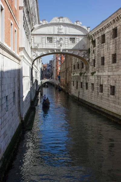 Venedig Italien Mai 2016 Die Berühmte Ponte Dei Sospiri Seufzerbrücke — Stockfoto