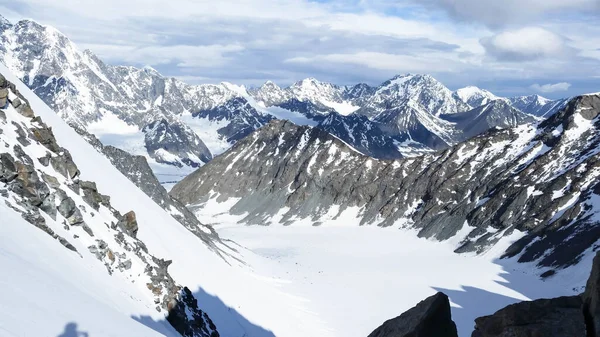 Vista Desde Paso Delaunay Glaciar Akkem —  Fotos de Stock