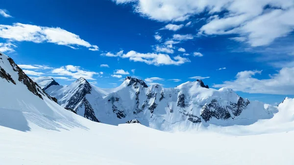 Lavinový Svah Pohoří Altai — Stock fotografie