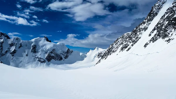 Ledovec Mensu Hory Belucha Altai — Stock fotografie