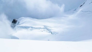 Berelsky 'den Belukha Dağı' nın tepesine giden yol.