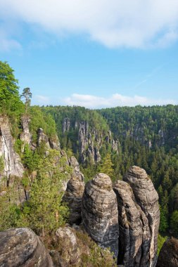 Mistik yatay, Rathen, Almanya, Europe (Sach yakınındaki taş