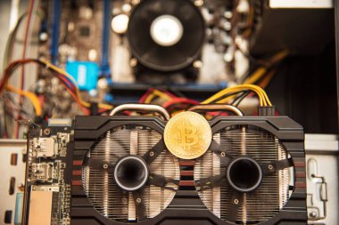 Bitcoins bilgisayar grafik kartının hayranları doğum (incelemesi - kavram)