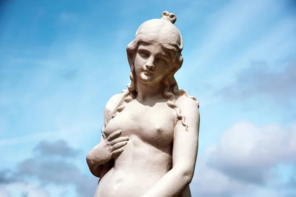 Abstraktes Bild der Statue der antiken Göttin Aphrodite (v — Stockfoto
