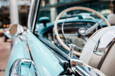 Özgün tekerlek Dr retro araba ilginç güzel tasarım