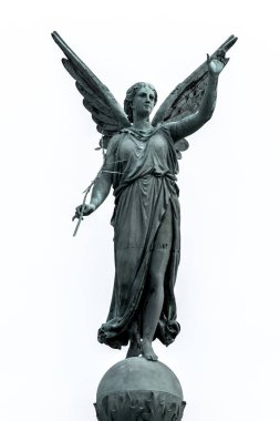 Antik Tanrıça Victoria 'nın (Nick) palmiye dallı heykeli. Zaferin simgesi..