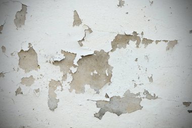 Eski beyaz beton duvar dokusu ve arka plan.