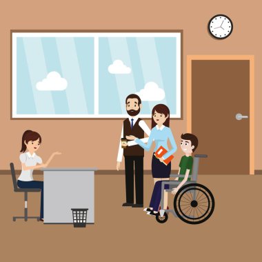 Kadın patron odası tarafından ofiste Toplantı