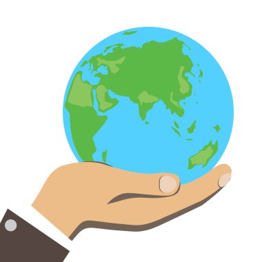 Küçük dünya erkekler elini tutuyor