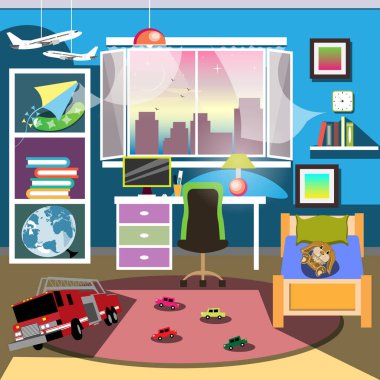 Çocuk yatak odası iç.