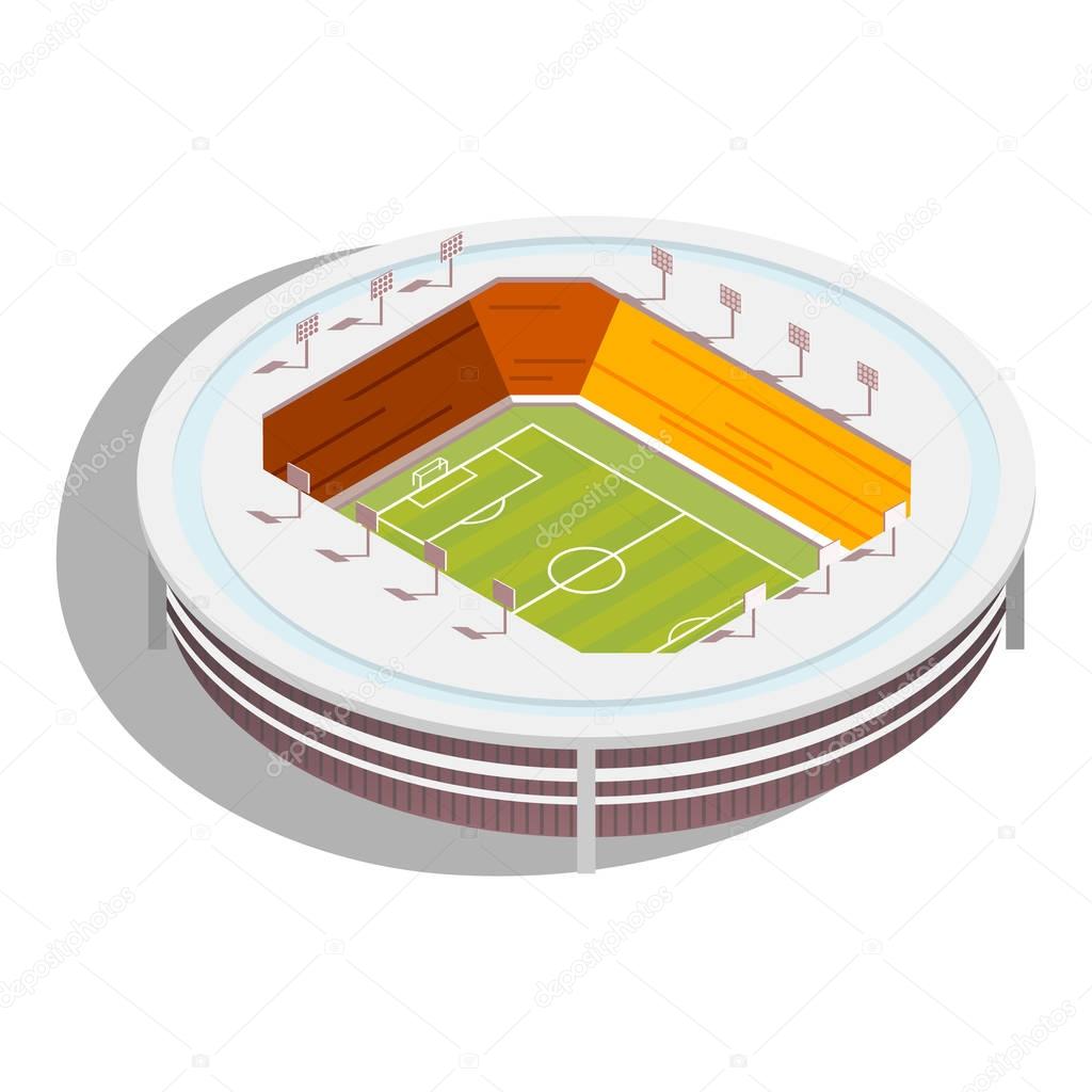 Football Stadium isometric
