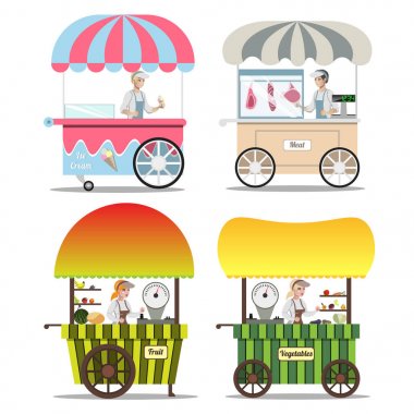 Sokak farklı yemek salonu.