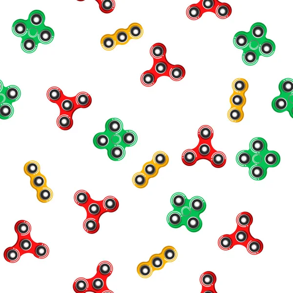 Spinner seamless pattern. — Stock Vector