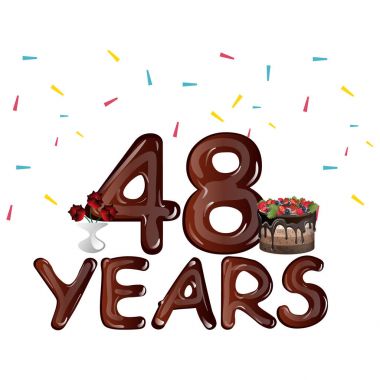 Çiçek ve pasta ile 48 yıl yıldönümü kutlamaları