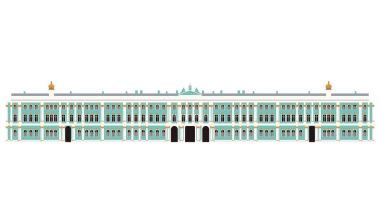 The Hermitage Museum in St. Petersburg clipart