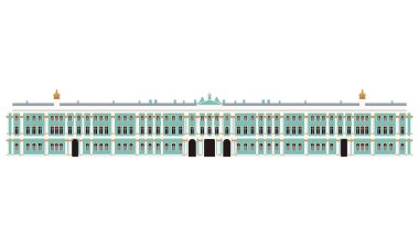 The Hermitage Museum in St. Petersburg clipart