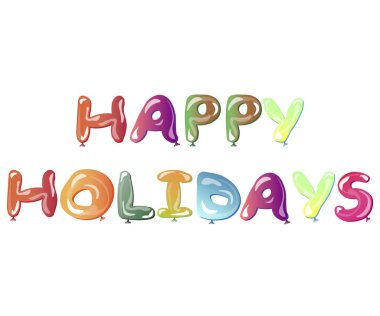 Mutlu tatil kartpostal şablonu