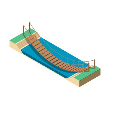 Perspektif Görünümü'nde asma köprü