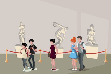 Klasik sanat seyir Müzesi ziyaretçi