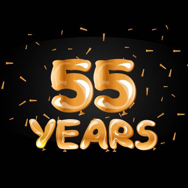 55 yaş altın logo kutlamaları