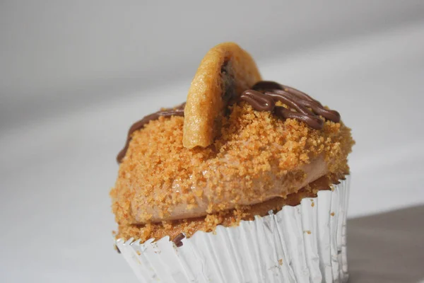 Cupcake Con Cioccolato Biscotti — Foto Stock