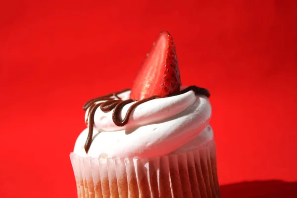 Cupcake Con Meringa Bruciata — Foto Stock