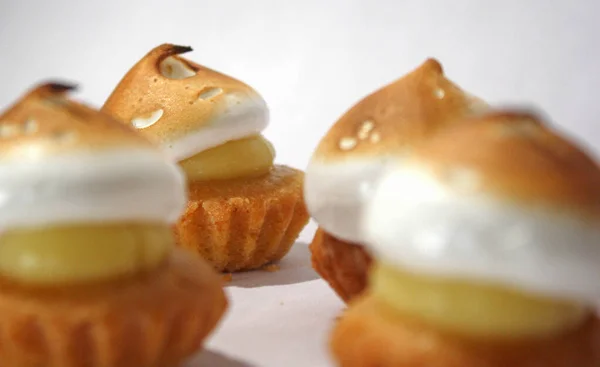 Piccolo Tartaletto Con Crema — Foto Stock