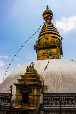 Swayambhunath Tapınağı Kilisesi, Katmandu, Nepal 